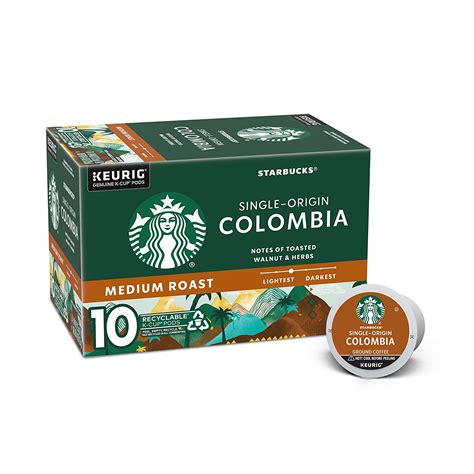 starbucks colombian coffee k cups